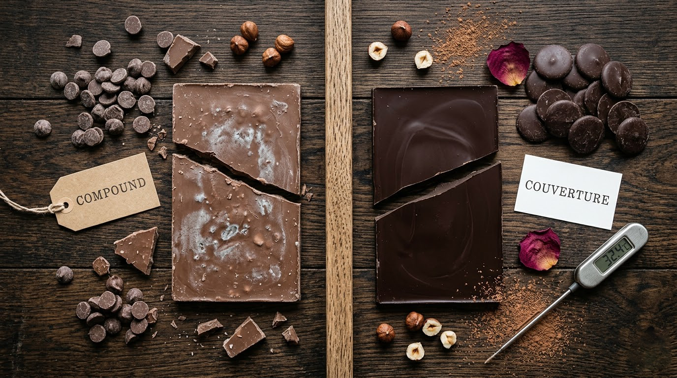 Chocolate Compound vs Couverture: Which Should You Use for Baking and Chocolate Making in India?