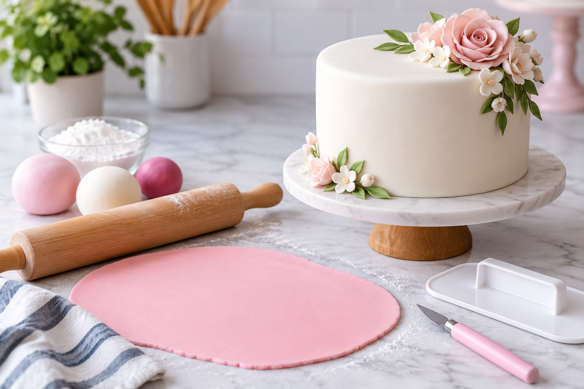 Fondant Guide for Beginners: Types, Rolling, Covering and Storage