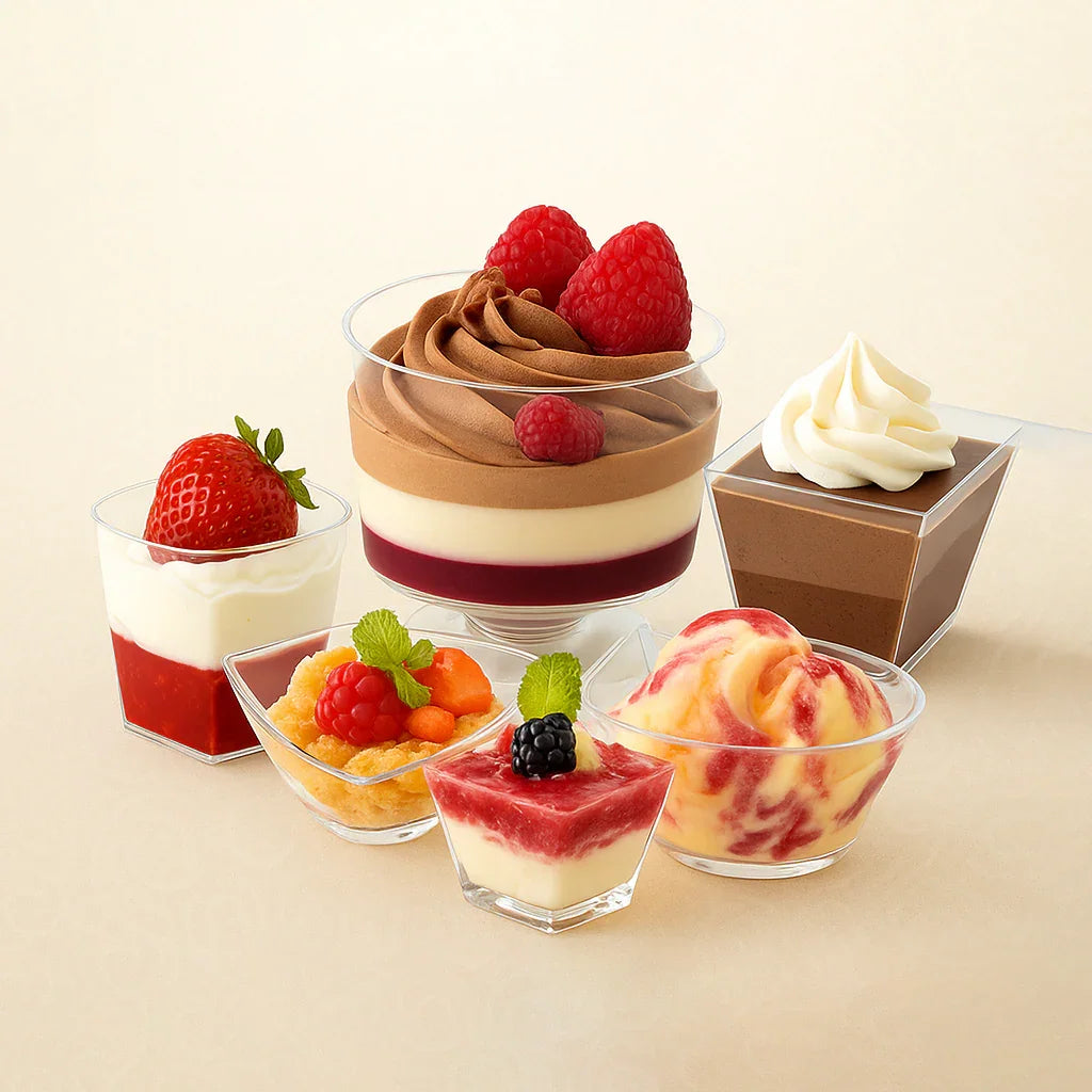 Acrylic Dessert Cups- bakeyy.com