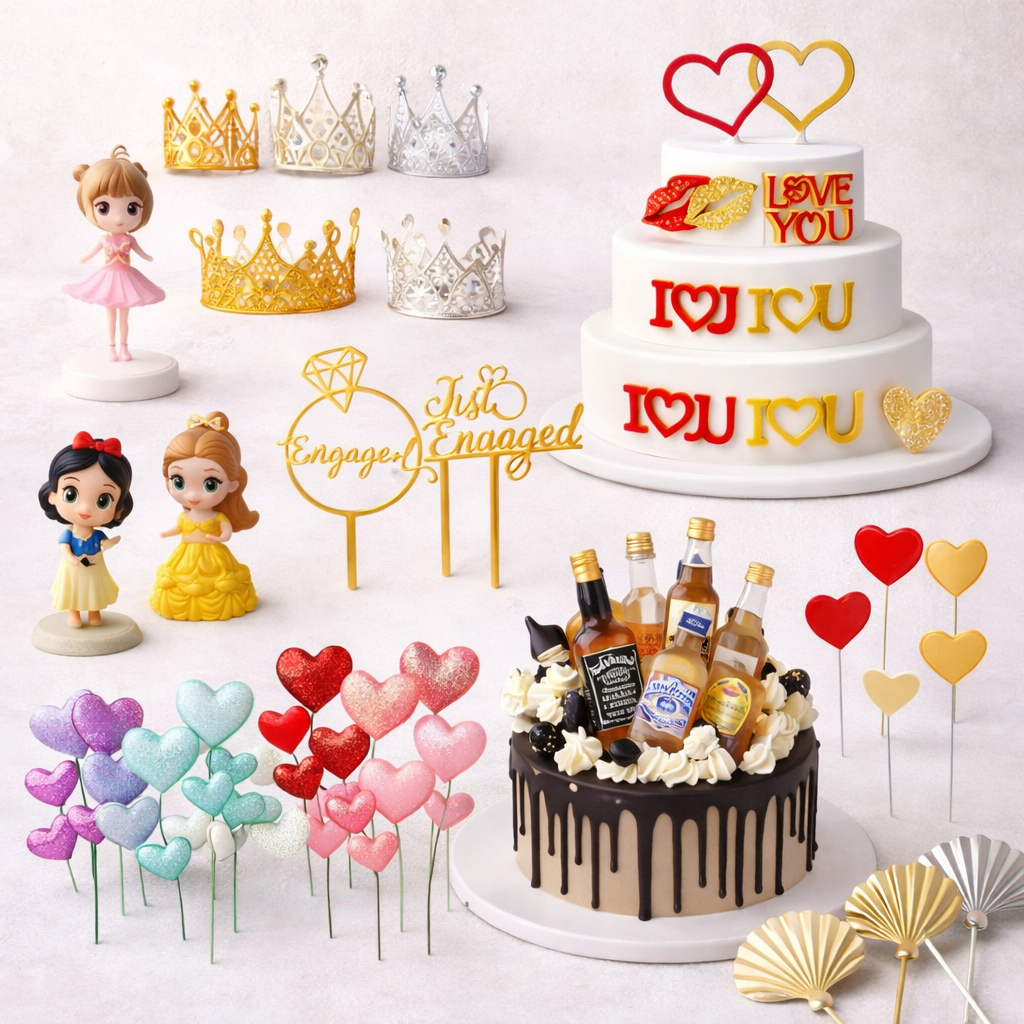 V - Day Toppers - Bakeyy.com