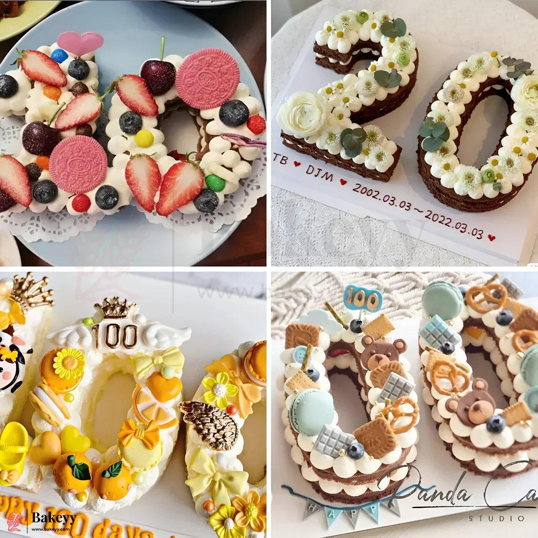 Silicone Number 0 Cake Mold – Non-Stick, Heat Resistant, Multipurpose Baking Mould (Pack Of 1) - Bakeyy.com - India - Silicone Number 0 Cake Mold – Non-Stick, Heat Resistant, Multipurpose Baking Mould (Pack Of 1) - Default Title