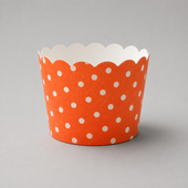 5 Cm | Polka Dot Mix Design | Muffin Cups | Scalloped Paper Design | Pack of 50