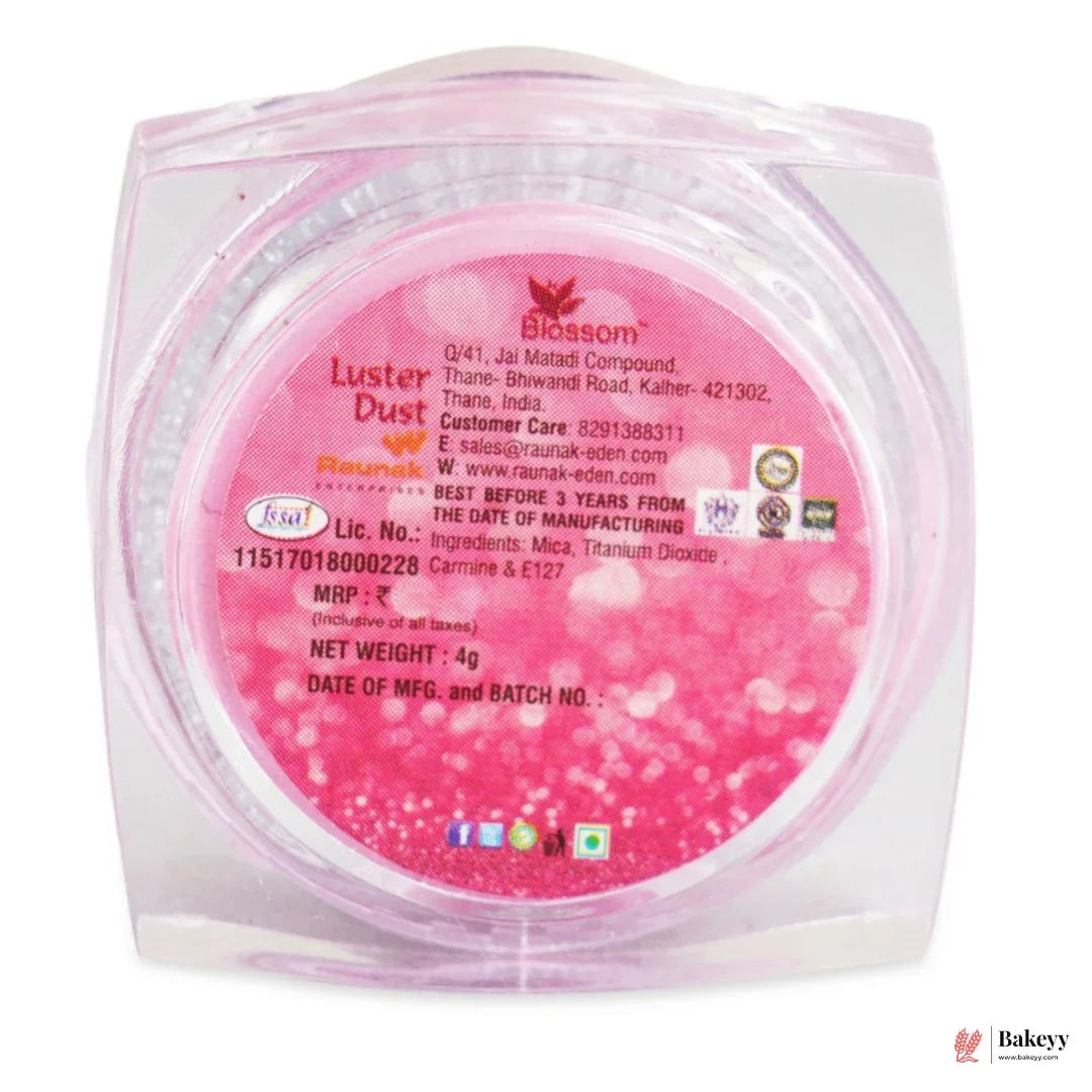 Blossom Pink Luster Dust| 4 gram