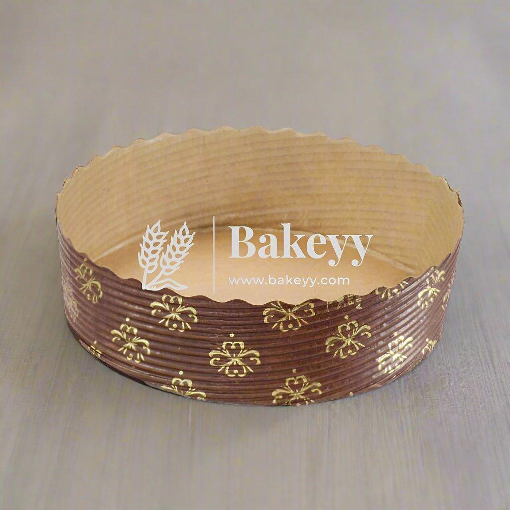 100 g Bake and Serve Round Mould | Paper Baking Mould | Plum Cake Mould | Pack of 25 | Made In Italy - Bakeyy.com - India - 100 g Bake and Serve Round Mould | Paper Baking Mould | Plum Cake Mould | Pack of 25 | Made In Italy - Default Title