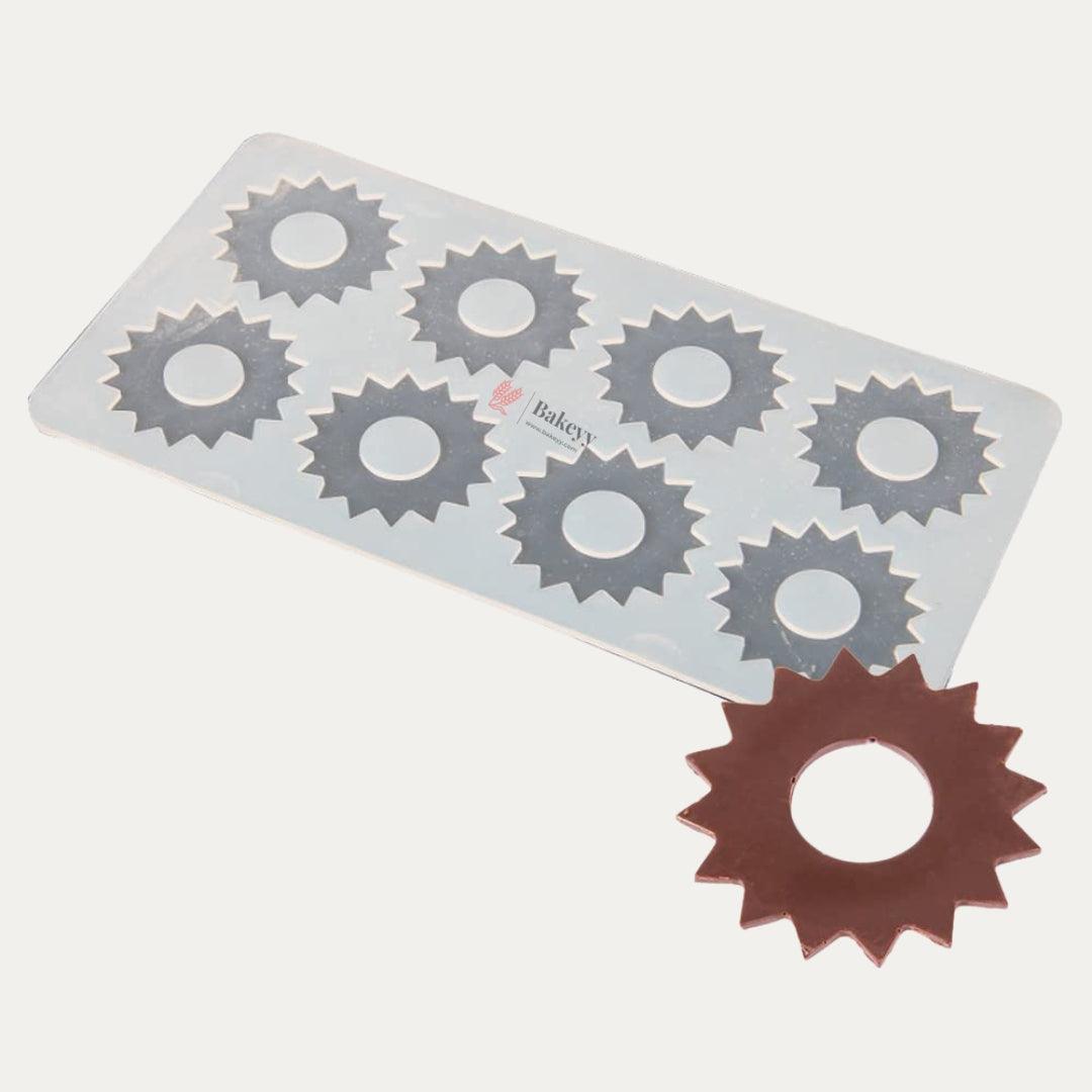 Round Wheel Shaped Garnishing Sheet| 1 Piece - Bakeyy.com - India - Round Wheel Shaped Garnishing Sheet| 1 Piece - Default Title