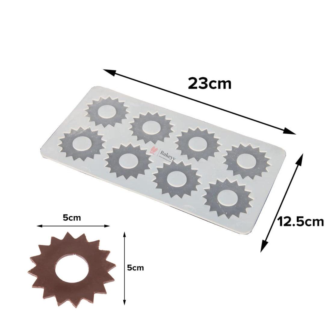 Round Wheel Shaped Garnishing Sheet| 1 Piece - Bakeyy.com - India - Round Wheel Shaped Garnishing Sheet| 1 Piece - Default Title
