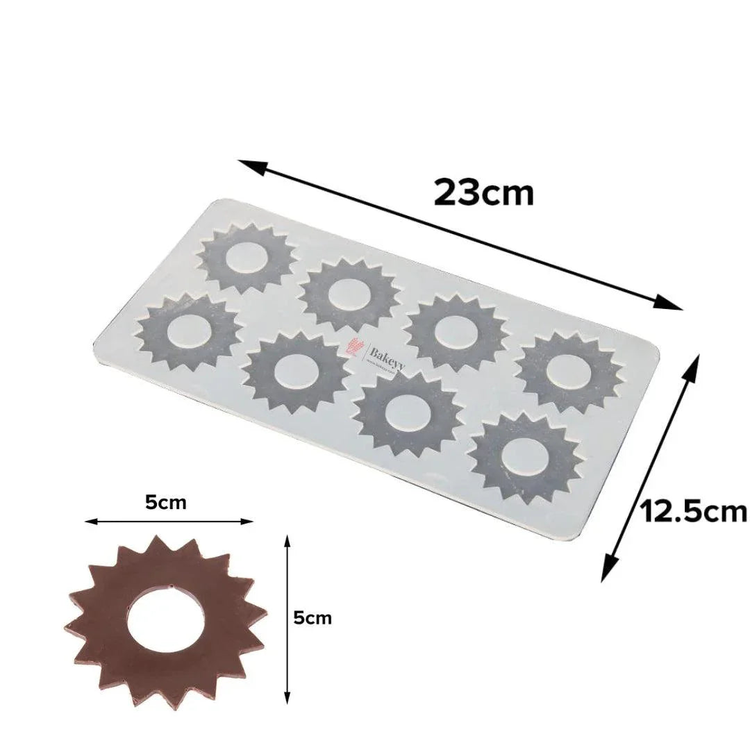 Round Wheel Shaped Garnishing Sheet| 1 Piece - Bakeyy.com - India - Round Wheel Shaped Garnishing Sheet| 1 Piece - Default Title