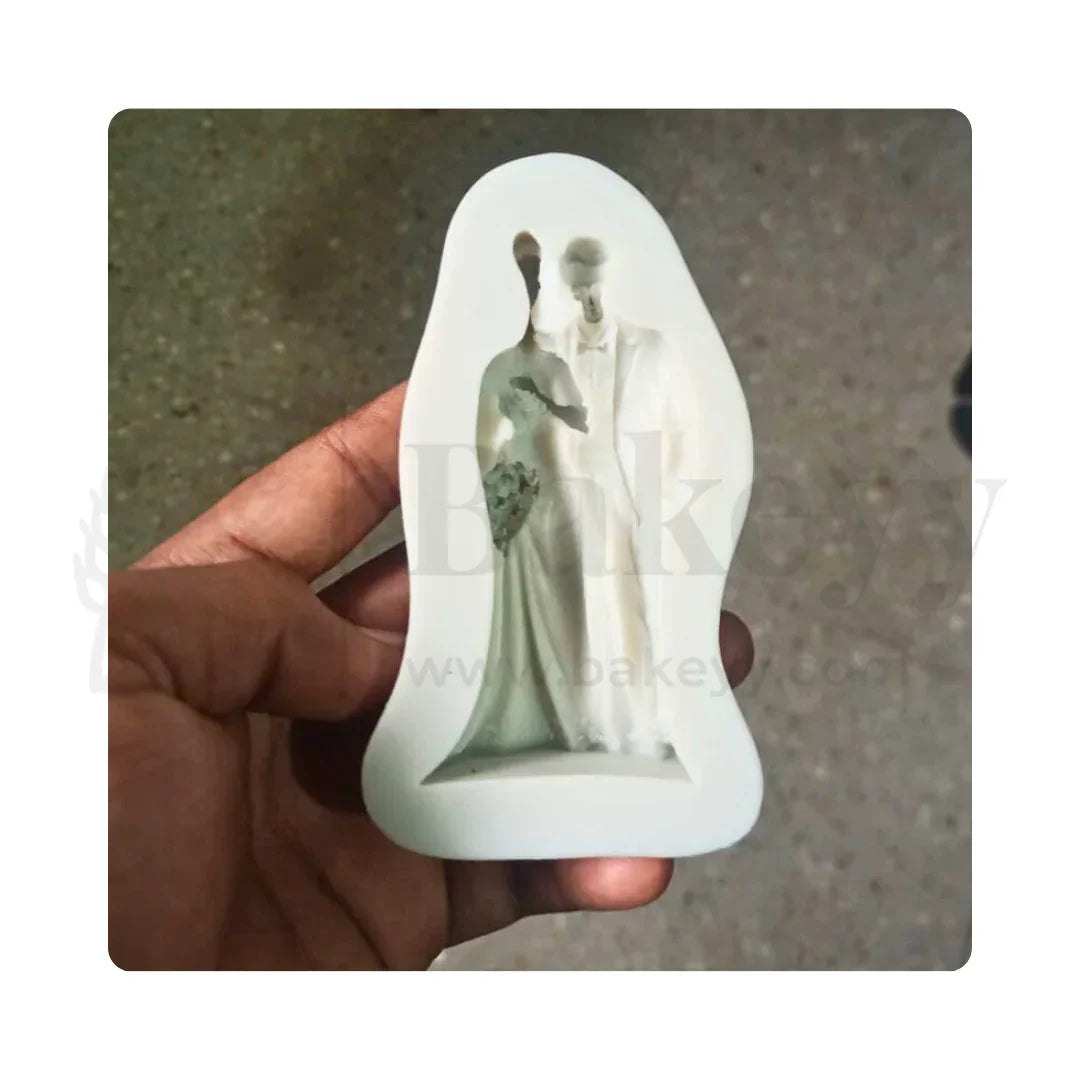 580 | Wedding Couple Silicone Mould - 1 Piece - Bakeyy.com - India - 580 | Wedding Couple Silicone Mould - 1 Piece - Default Title