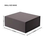 Premium Navy Blue Colour Collapsible Magnetic Lid Gift Box - Pack of 1 - Bakeyy.com - India - Premium Navy Blue Colour Collapsible Magnetic Lid Gift Box - Pack of 1 - 8x8x4 Inch