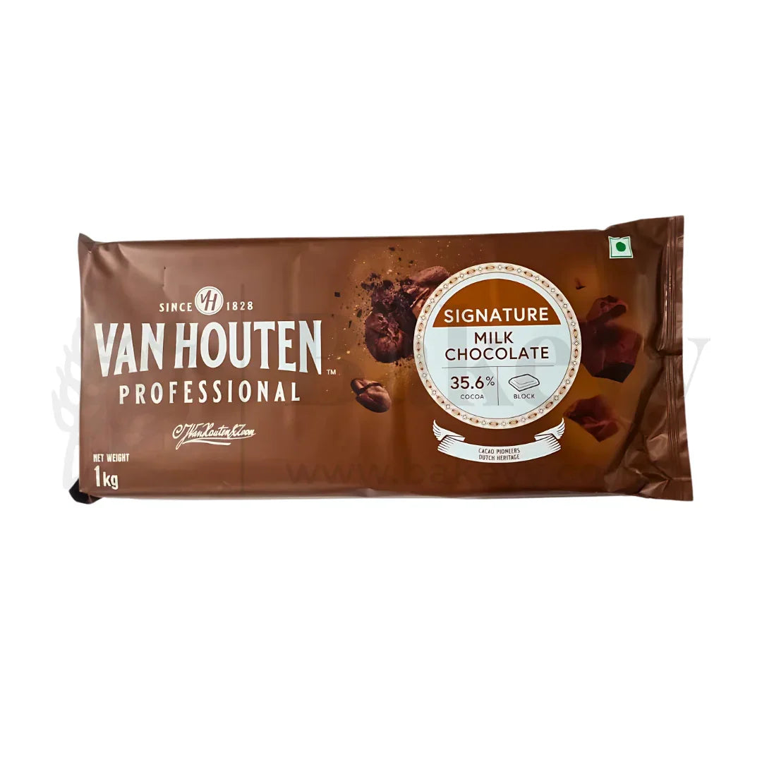Van Houten Professional Signature Milk Chocolate-35.6% Cocoa| 1 Kg