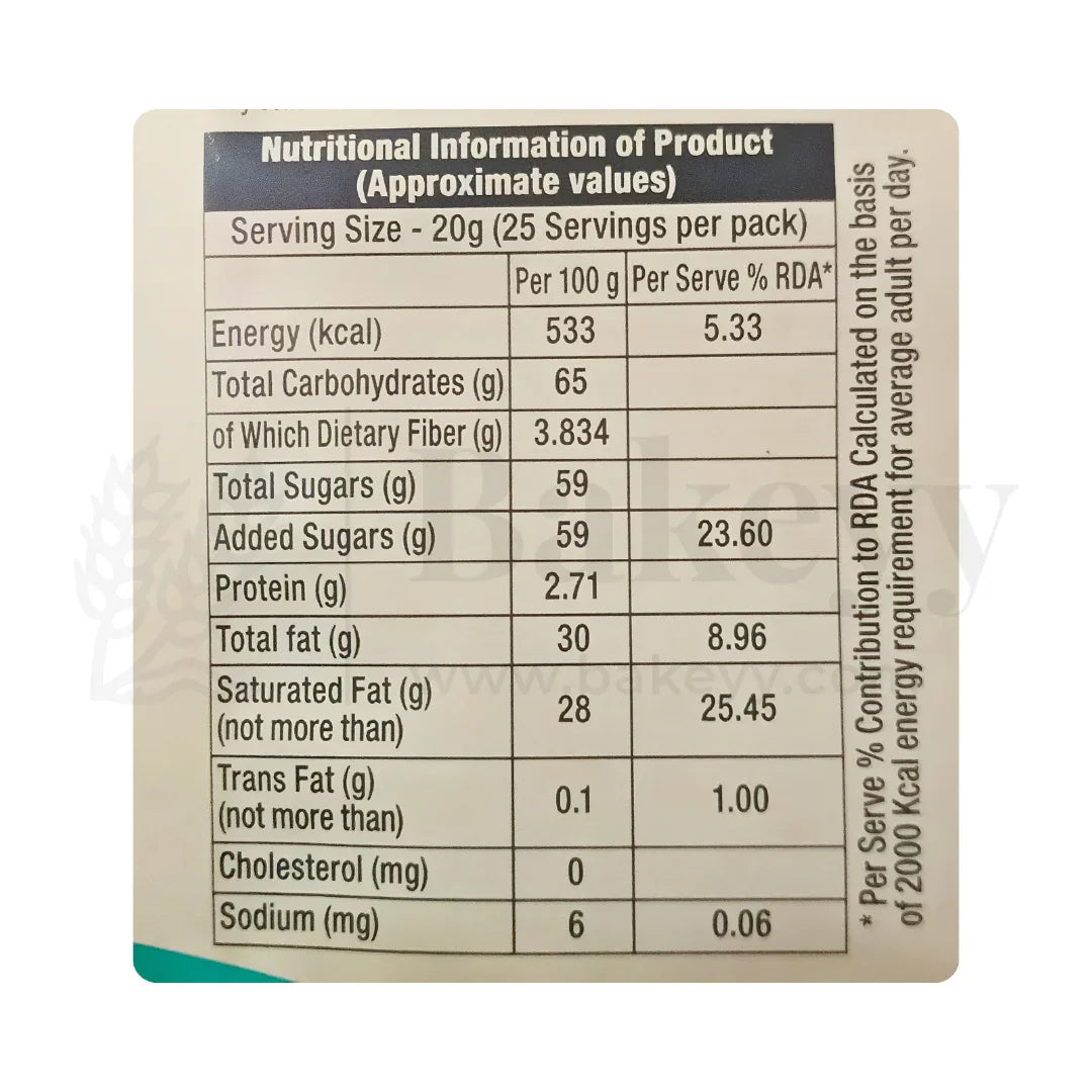 Morde Dark Compound Chips (CC D1990) – 500g | Premium Baking & Dessert Decoration