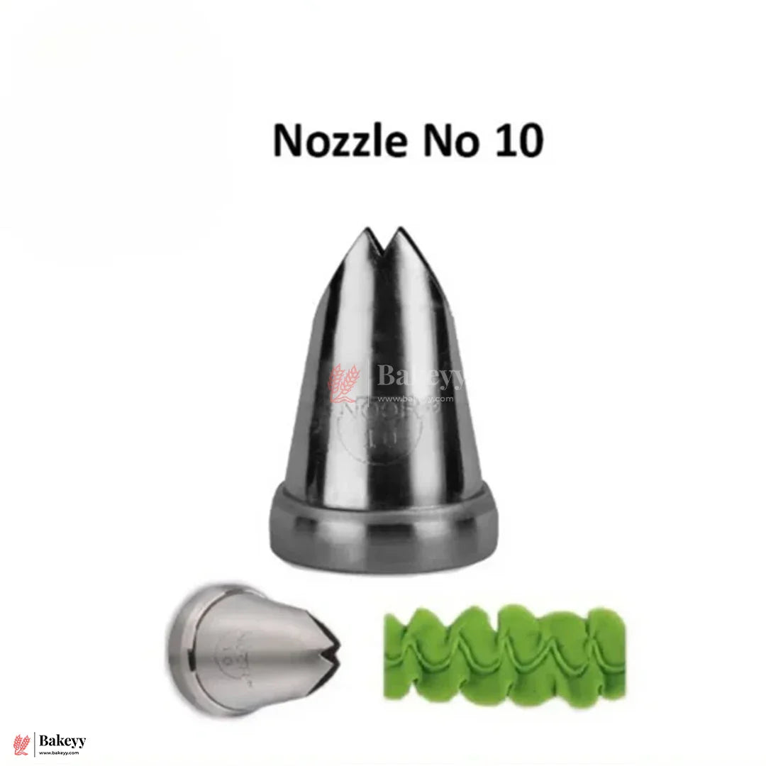 Small Nozzle No. 10 – Stainless Steel Piping Tip for Cake Decoration