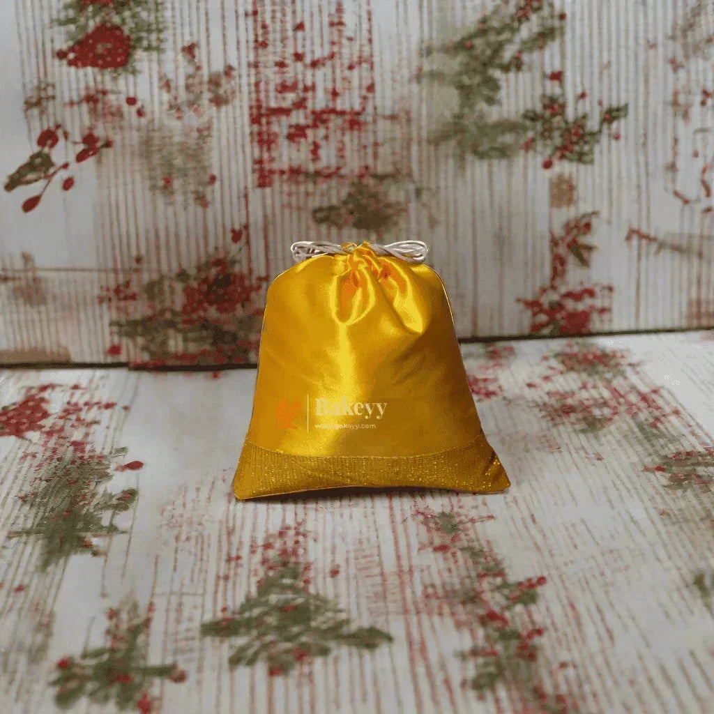 20x24 CM Design Potli Bag | Gold colour | Pack Of 10 - Bakeyy.com - India - 20x24 CM Design Potli Bag | Gold colour | Pack Of 10 - Default Title