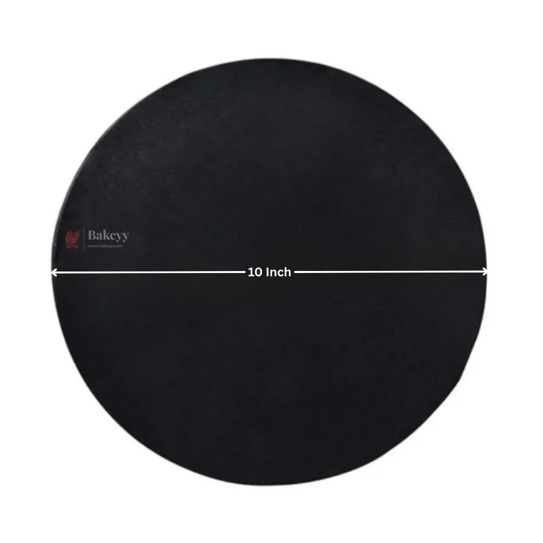 Round Drum Cake Board | Heavy Duty Cake Base | Gold, Black and White