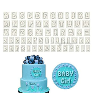 Alphabet Word Cutter Set | Uppercase, Lowercase & Symbols | 64 Characters - Bakeyy.com - India - Alphabet Word Cutter Set | Uppercase, Lowercase & Symbols | 64 Characters - Default Title 200.00