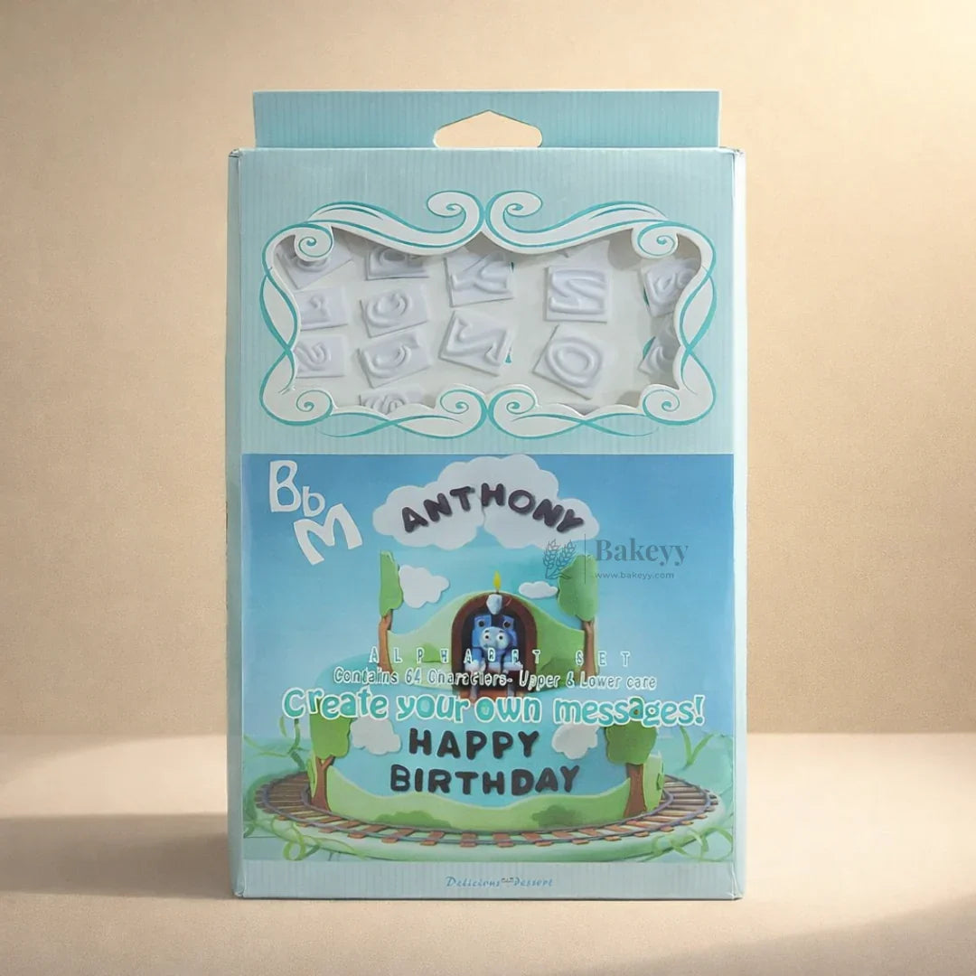 Alphabet Word Cutter Set | Uppercase, Lowercase & Symbols | 64 Characters