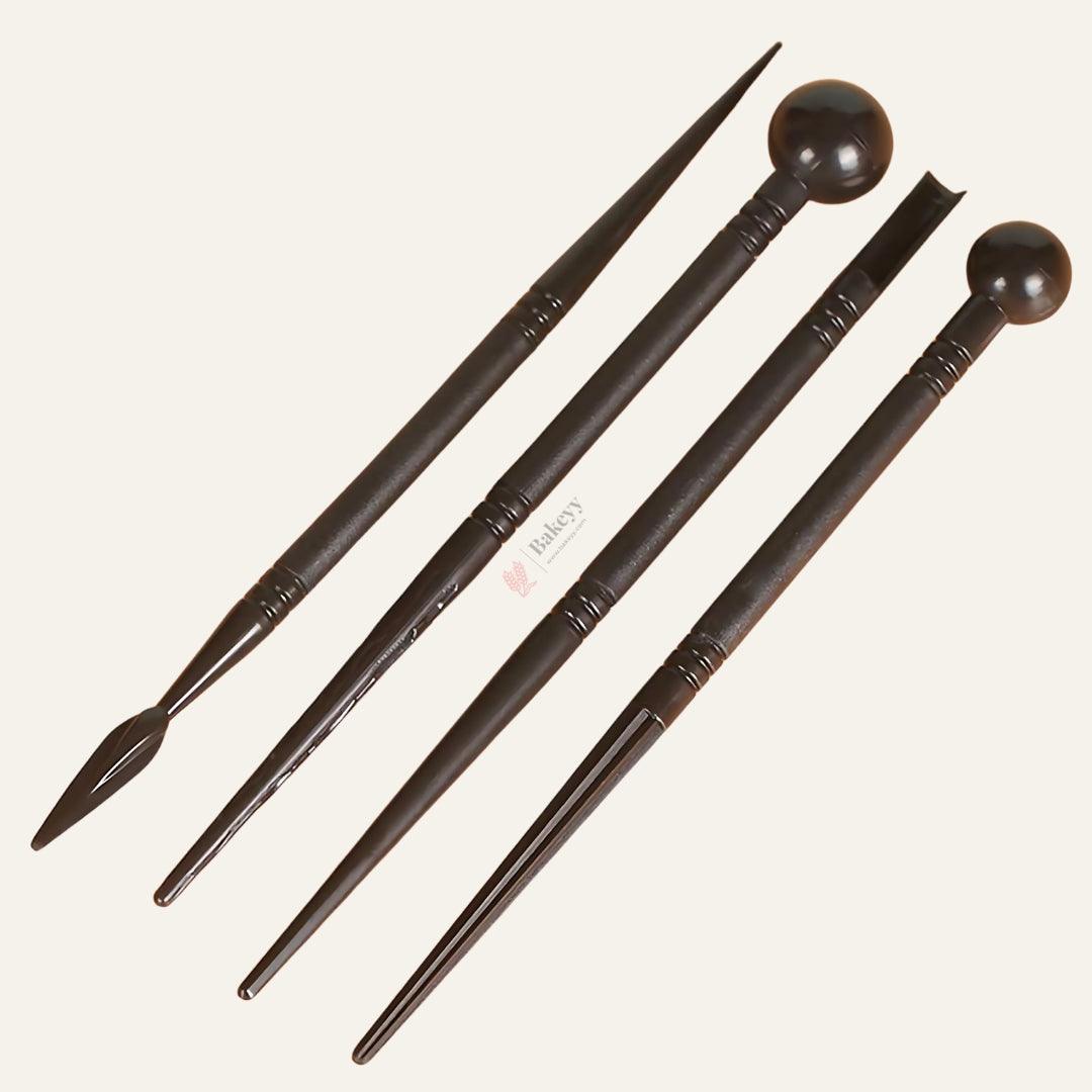 Rolled Fondant Tool Moulding Pen Set – 4 Pieces - Bakeyy.com - India - Rolled Fondant Tool Moulding Pen Set – 4 Pieces - Default Title