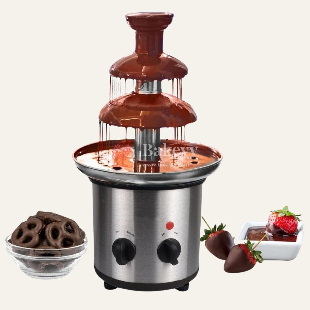 Layer Electric Chocolate Fountain Machine| Perfect for Melting  Chocolates| Piece