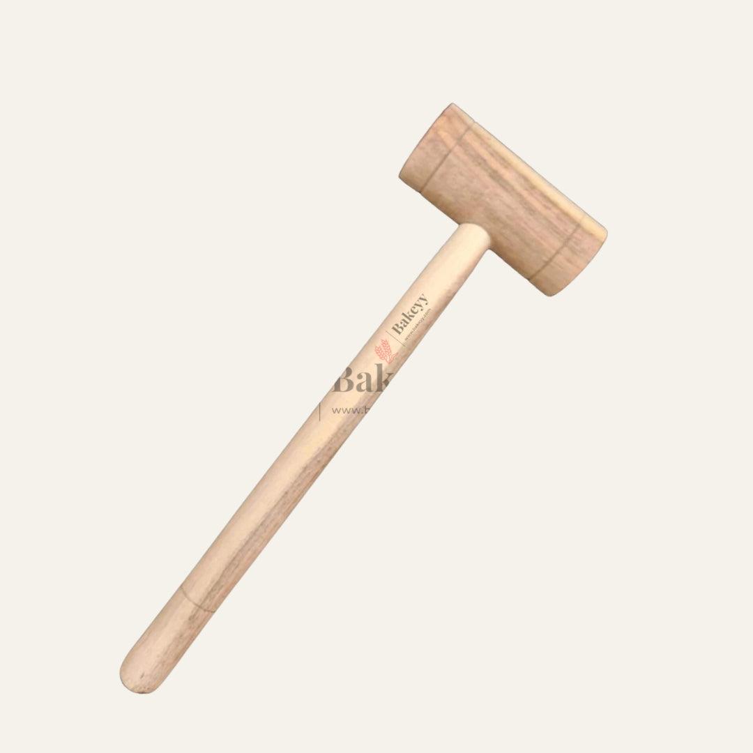 27cm Wooden Pinnata Hammer | Cake Hammer | 1 Piece - Bakeyy.com - India - 27cm Wooden Pinnata Hammer | Cake Hammer | 1 Piece - Default Title