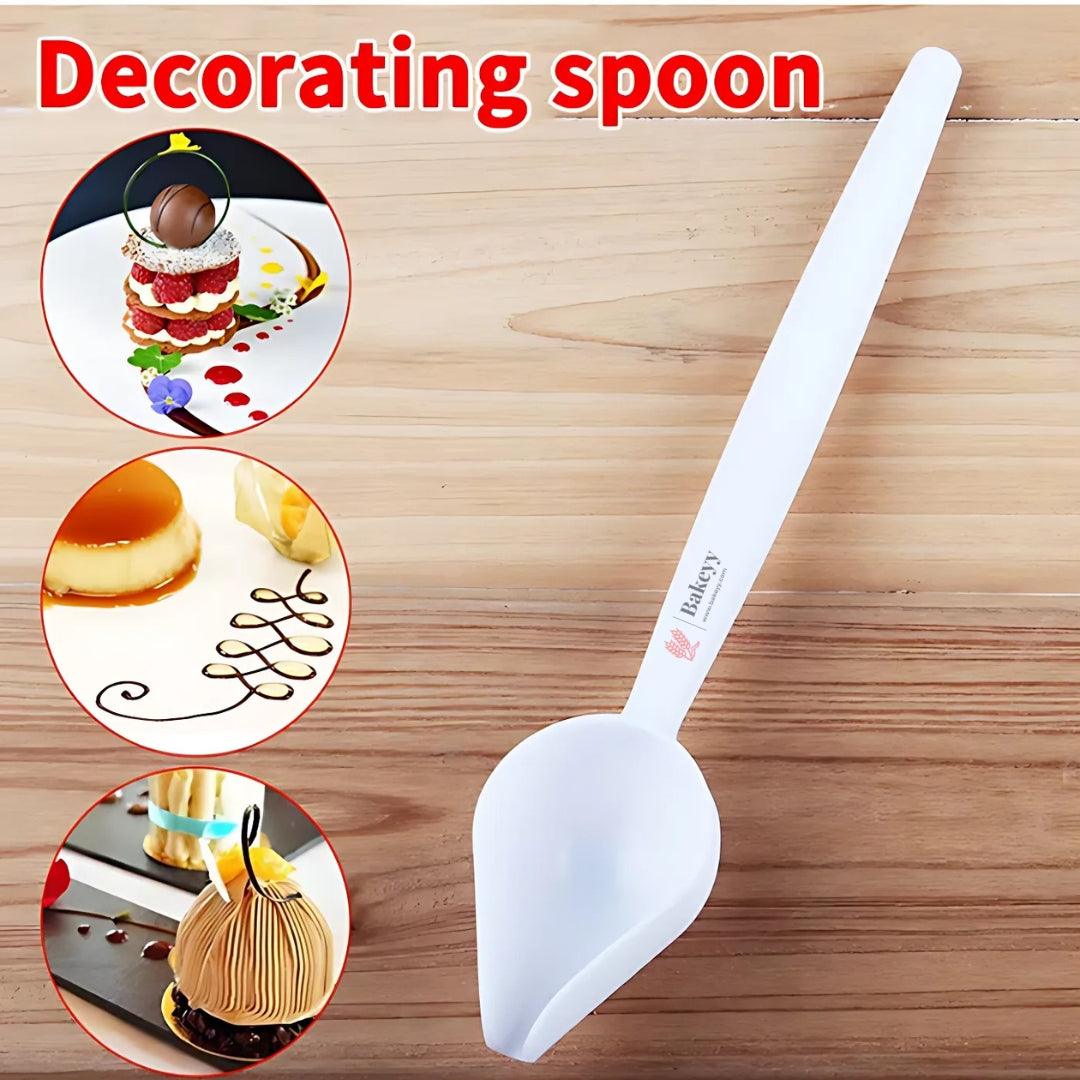 Drizzling Spoon | Cream Chocolate Filter Spoon |1 Piece - Bakeyy.com - India - Drizzling Spoon | Cream Chocolate Filter Spoon |1 Piece - Default Title