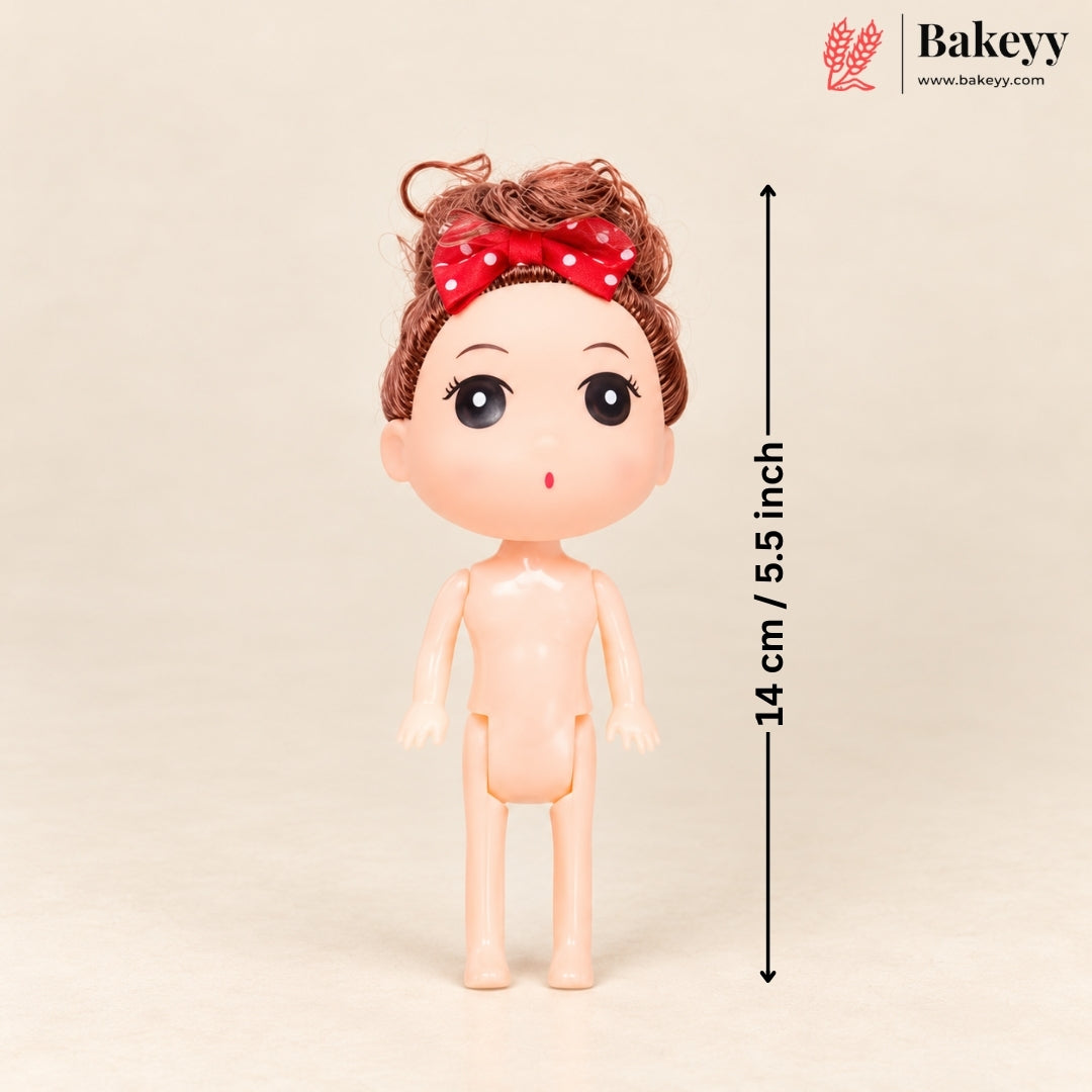 5 Inch Mini Doll Topper Set for Princess Cakes | Ideal for Cakes, Cupcakes & DIY Decorations | Pack of 10