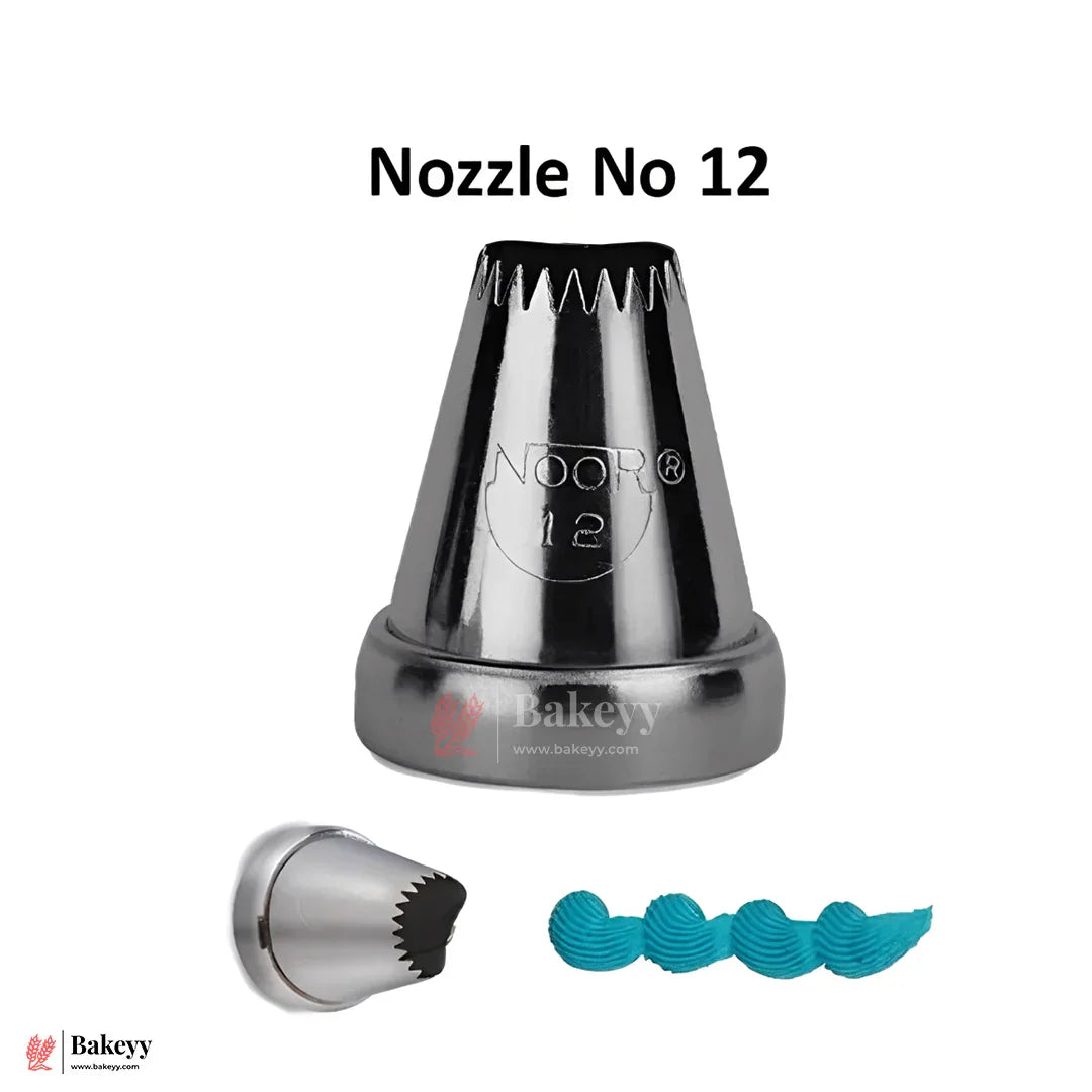 Small Nozzle No.12 – Stainless Steel Piping Tip for Cake Decoration