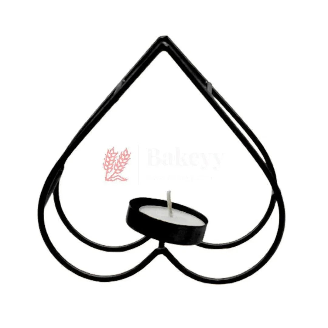 Decorative Candles Stand Perfect for Gifting | V - Day Decor - Bakeyy.com - India - Decorative Candles Stand Perfect for Gifting | V - Day Decor - Gold