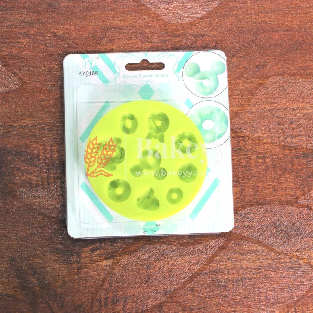 3D Silicone Donte Shaped Multi Design Baking Mould Fondant Cake Tool Chocolate Candy Cookies Pastry Soap Moulds - Bakeyy.com - India - 3D Silicone Donte Shaped Multi Design Baking Mould Fondant Cake Tool Chocolate Candy Cookies Pastry Soap Moulds - Default Title