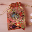13x18 cm | Printed Organza Potli Bags | Red Colour with Flower Design | Candy Bag | Pack of 70 - Bakeyy.com - India - 13x18 cm | Printed Organza Potli Bags | Red Colour with Flower Design | Candy Bag | Pack of 70 - Default Title