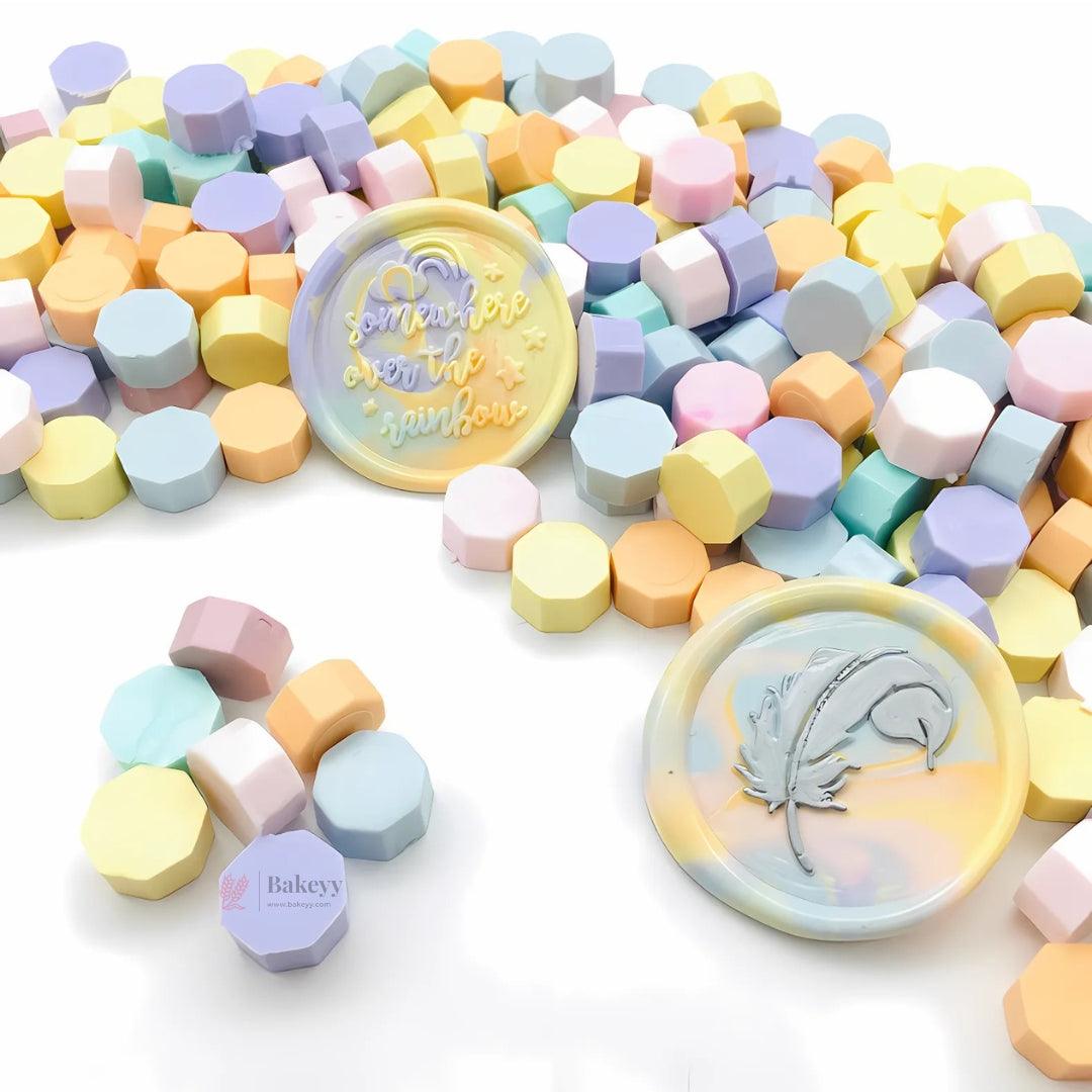 Multicolour Wax Seal Beads, 100g - Bakeyy.com - India - Multicolour Wax Seal Beads, 100g - Default Title