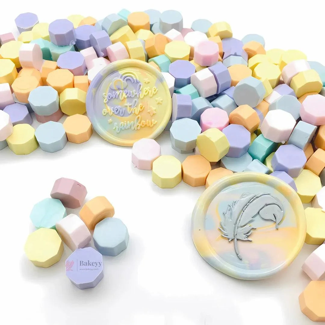 Multicolour Wax Seal Beads, 100g - Bakeyy.com - India - Multicolour Wax Seal Beads, 100g - Default Title