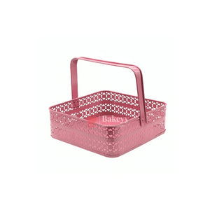 Hamper Basket For Gifting Square |Pink Colour | Stylish and Durable Storage Solution| Hamper Basket For Gifting - Bakeyy.com - India - Hamper Basket For Gifting Square |Pink Colour | Stylish and Durable Storage Solution| Hamper Basket For Gifting - Default Title