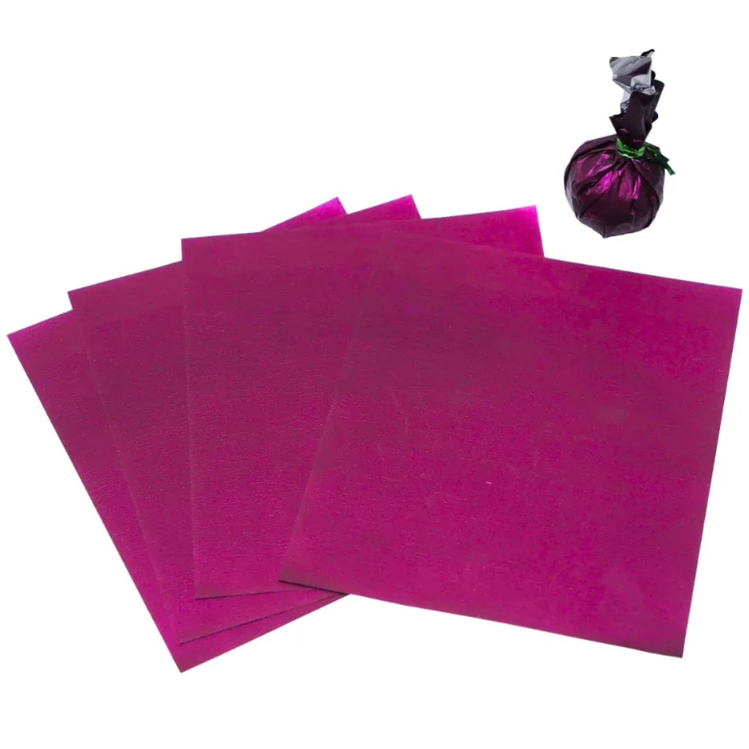 Onion Pink Chocolate Wrapper |12x11.5cm Size | Matte Finish | Pack of 200 - Bakeyy.com - India - Onion Pink Chocolate Wrapper |12x11.5cm Size | Matte Finish | Pack of 200 - Default Title