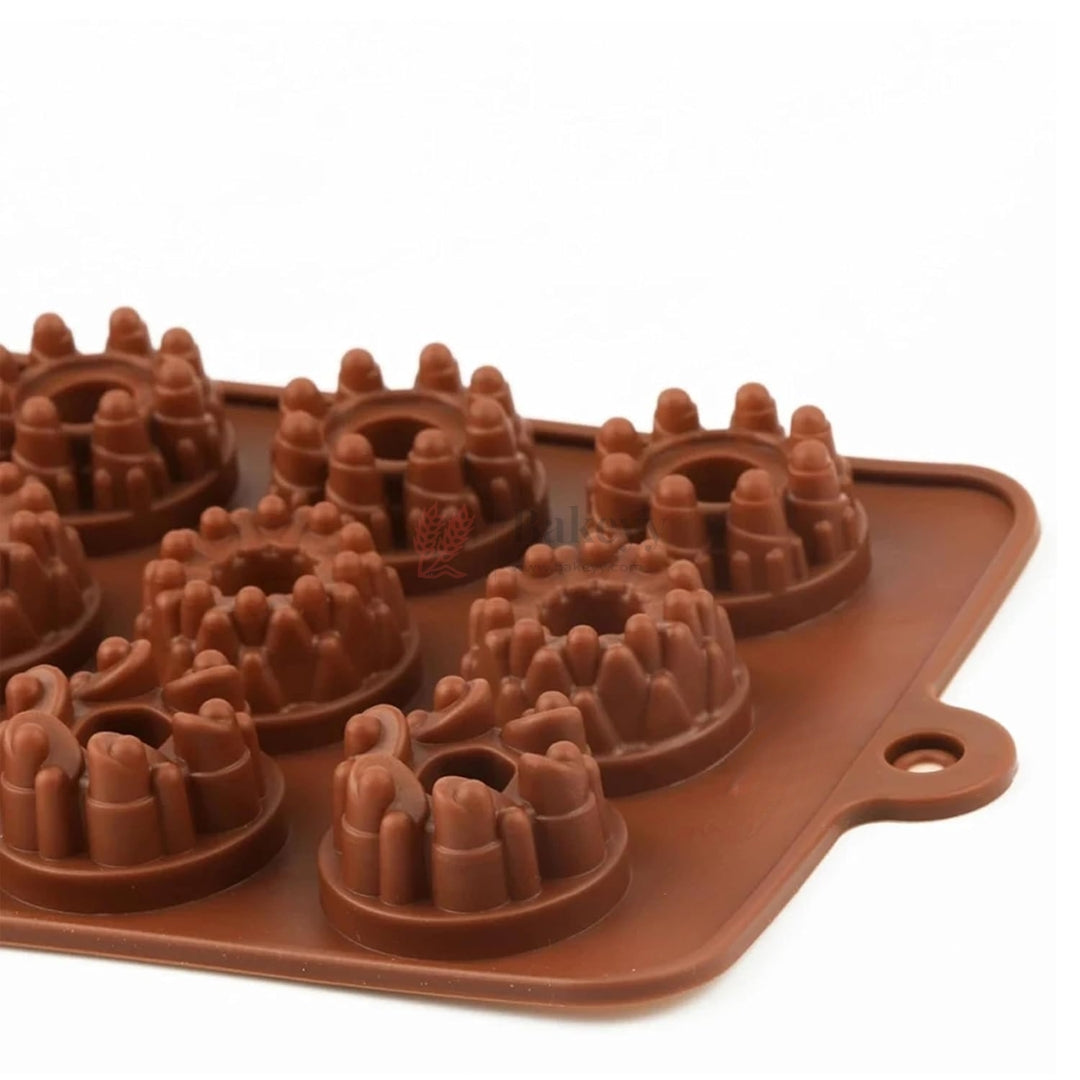 15 Cavity Mini Donut Chocolate Silicone Mould | Pack of 1