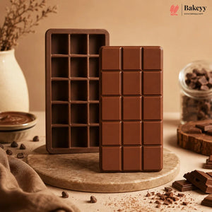15_Grid_Rectangular_Chocolate_Bar_Mould_Mould_for_Homemade_Chocolates_Desserts_4 - Bakeyy.com IN