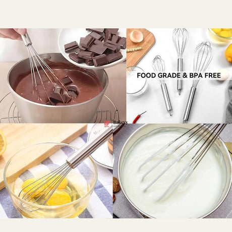 18 Inch| Stainless Steel Balloon Whisk | Durable & Ergonomic Kitchen Tool |For Baking & Cooking| 1 Piece - Bakeyy.com - India - 18 Inch| Stainless Steel Balloon Whisk | Durable & Ergonomic Kitchen Tool |For Baking & Cooking| 1 Piece - Default Title