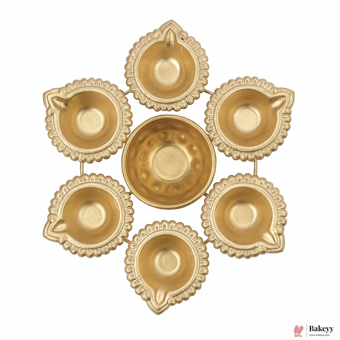 6 Diya Decorative Urli | 1 Piece