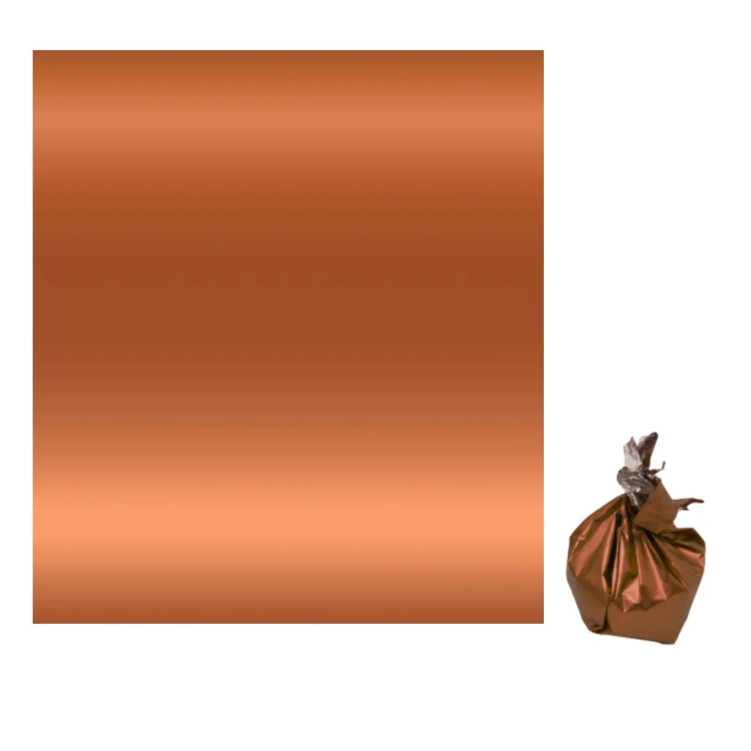 12x11.5cm| Metallic Copper Matt Wrapper| Pack of 200 - Bakeyy.com - India - 12x11.5cm| Metallic Copper Matt Wrapper| Pack of 200 - Default Title