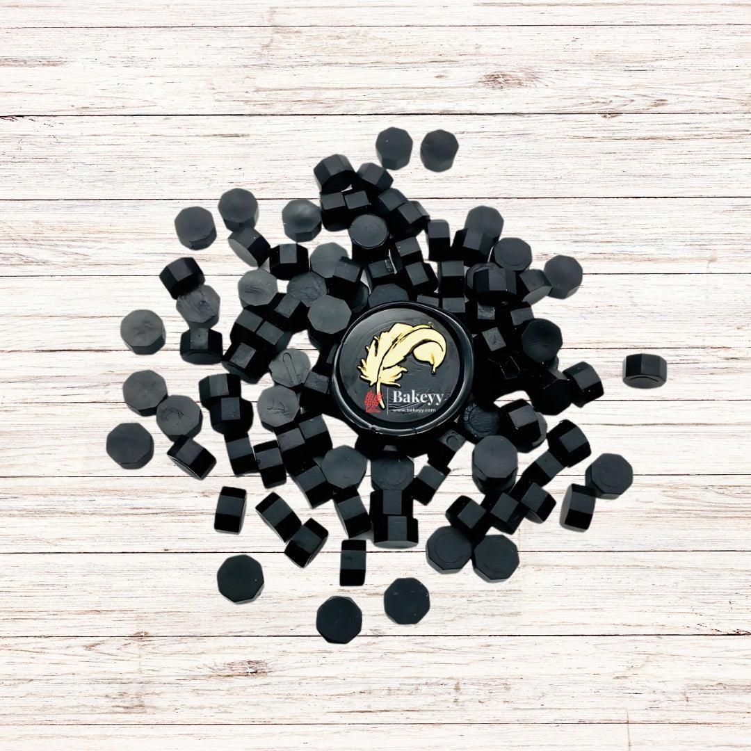 Black Wax Seal Beads, 100g - Bakeyy.com - India - Black Wax Seal Beads, 100g - Default Title