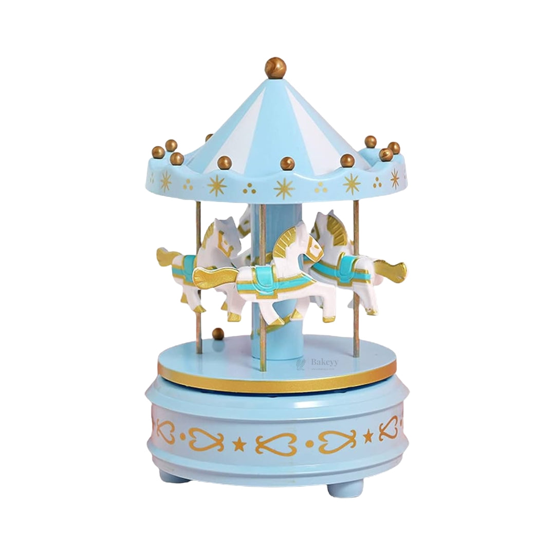 Pink Musical Carousel | Rotating Horse Toy Showpiece for Kids & Decor