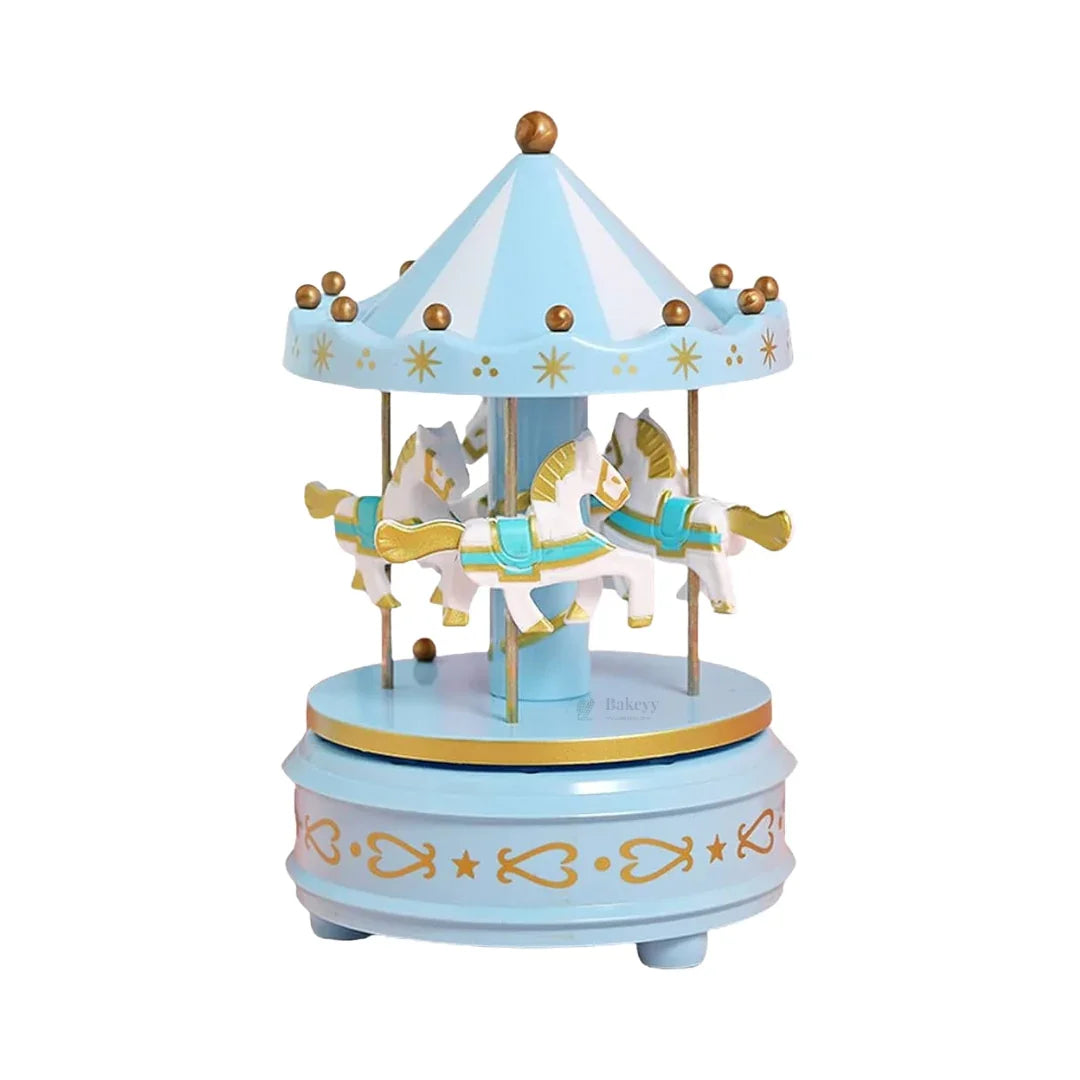 Pink Musical Carousel | Rotating Horse Toy Showpiece for Kids & Decor