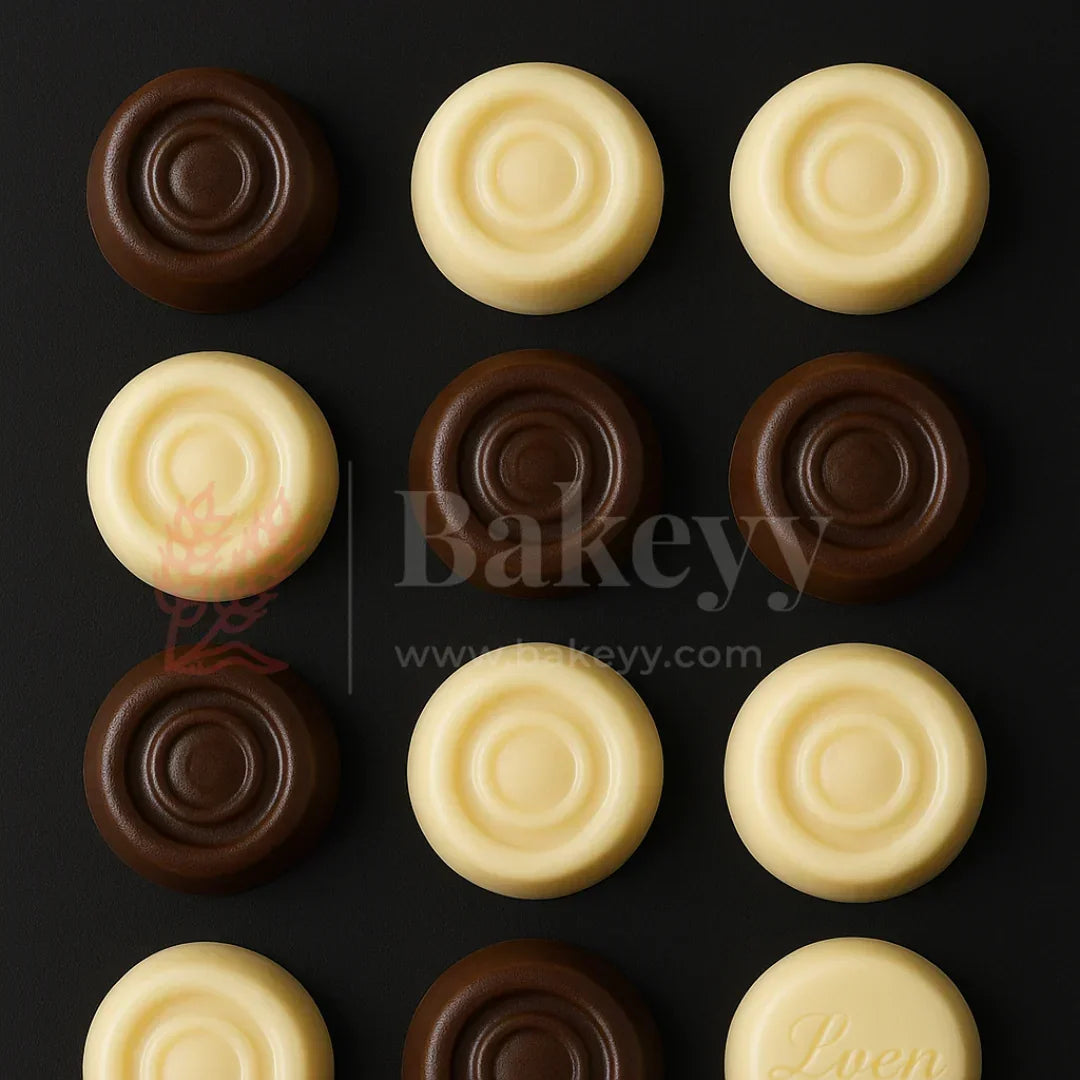 Mould 133 | Round Ring & Dome Chocolate Cacao Mould | Baking Accessories | Plastic Chocolate Mould | Party Favor Mould | Pack of 1 - Bakeyy.com - India - Mould 133 | Round Ring & Dome Chocolate Cacao Mould | Baking Accessories | Plastic Chocolate Mould | Party Favor Mould | Pack of 1 - Default Title
