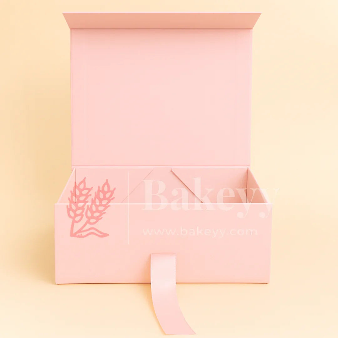 8x8x4 Inch | Light Pink Collapsible Hamper Box| 1 Piece