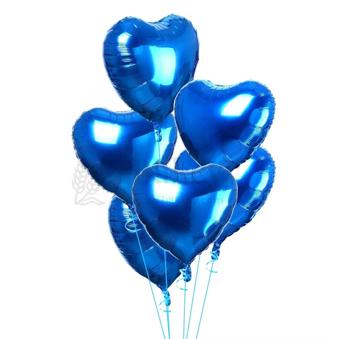 Blue Heart Foil Balloon| Party Decorative| 2 Piece - Bakeyy.com - India - Blue Heart Foil Balloon| Party Decorative| 2 Piece - Default Title