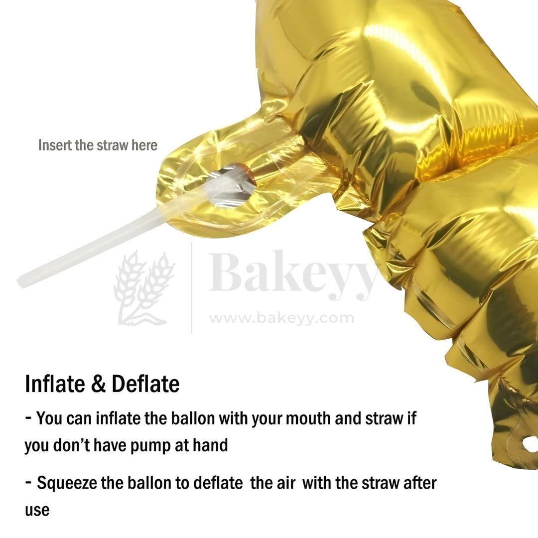 Black Heart Foil Balloon | Party Decorative| 2 Piece