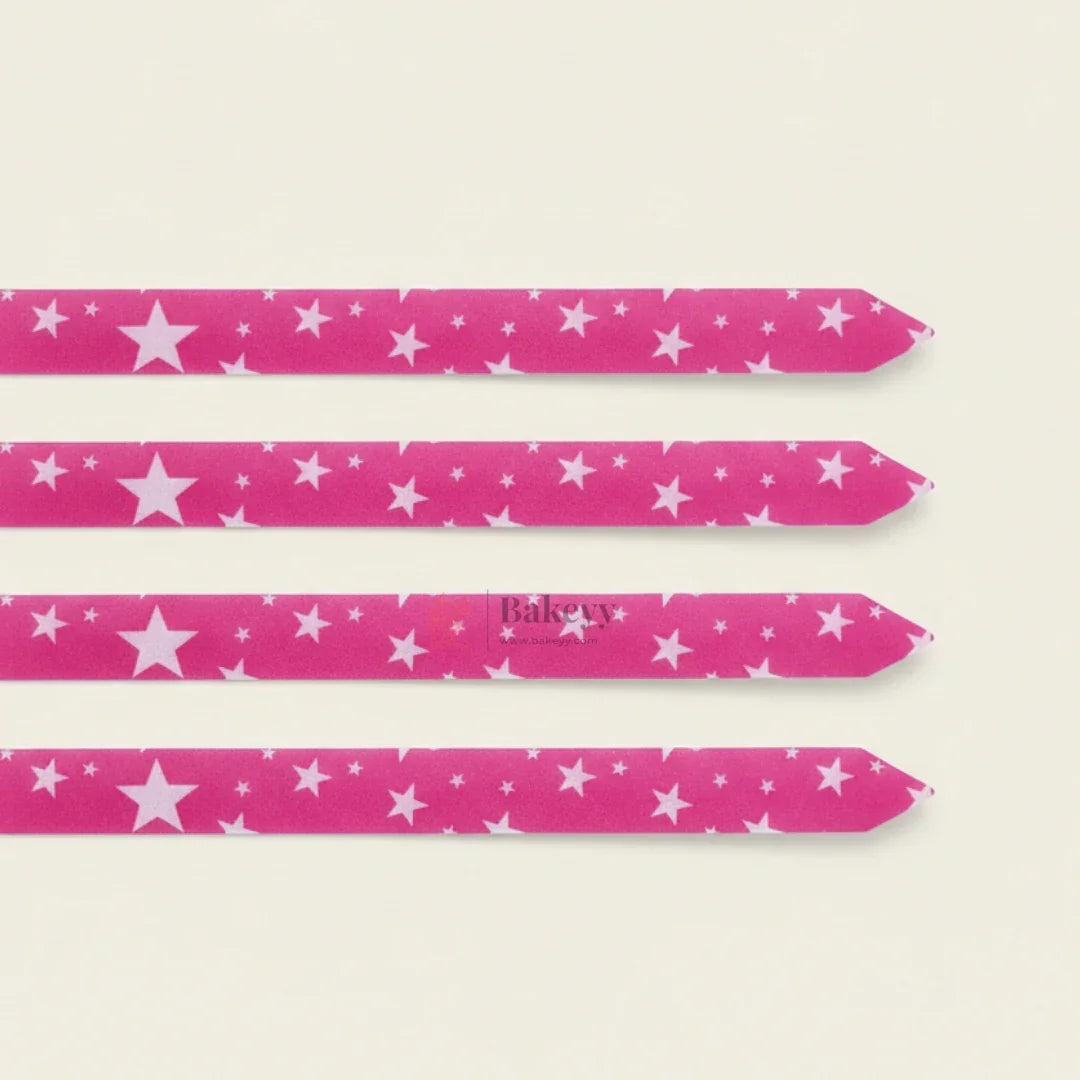 18 cm Printed Pattern Pull Up Gift Ribbon Bow | Easy Self-Tie Decorative Ribbon for Gift Wrapping & Hampers | Multiple Designs Available | Pack of 10 - Bakeyy.com - India - 18 cm Printed Pattern Pull Up Gift Ribbon Bow | Easy Self-Tie Decorative Ribbon for Gift Wrapping & Hampers | Multiple Designs Available | Pack of 10 - Design 15 12.00