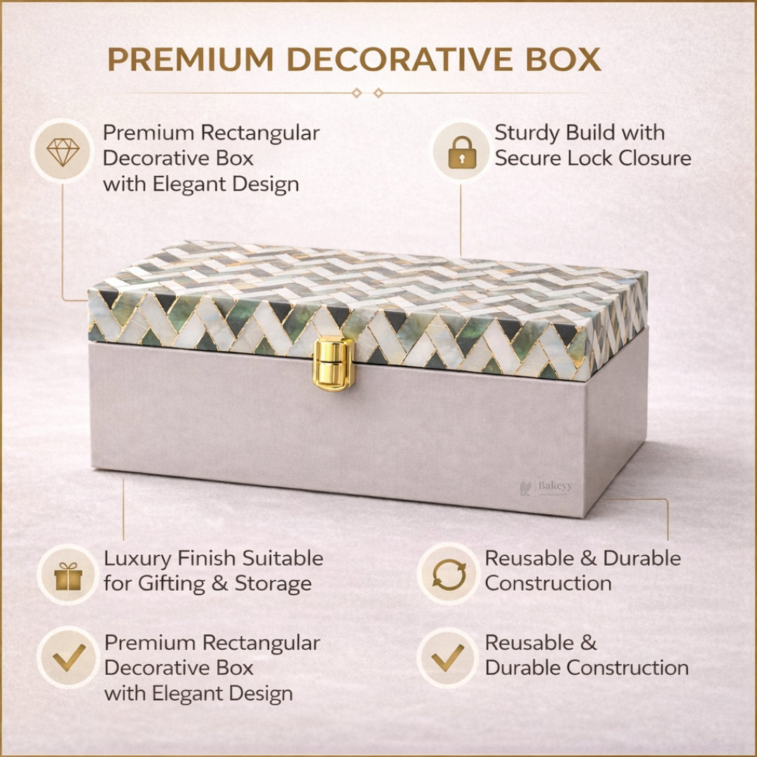 Premium Rectangular Hamper Box | Luxury Storage Box | Premium Gift & Storage | Pack of 1