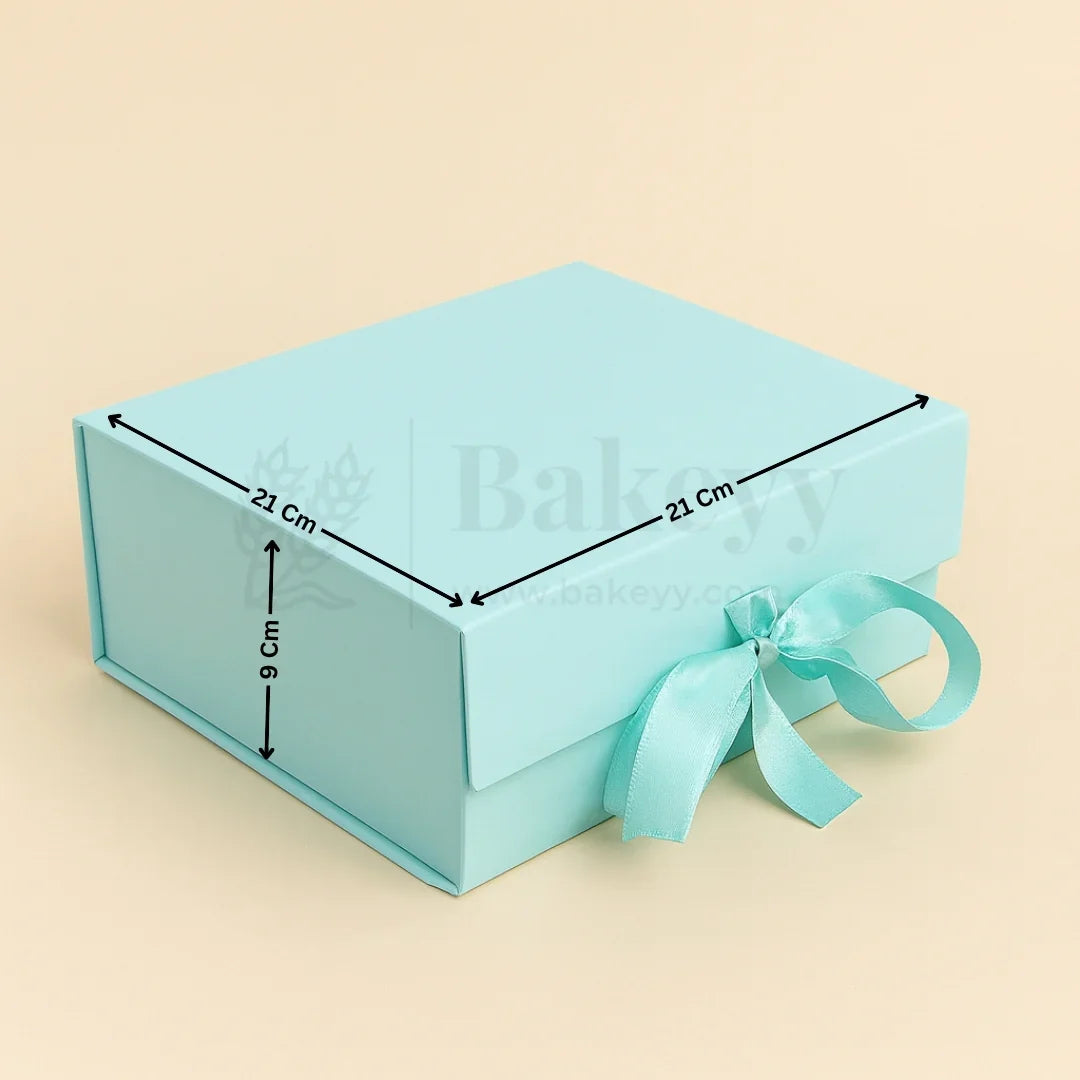 8x8x4 Inch Blue Collapsible Hamper Box| 1 Piece