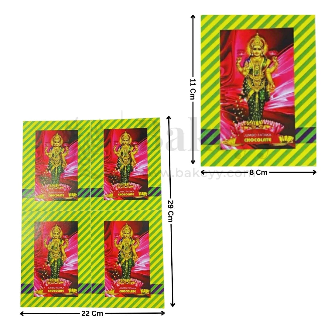 Jumbo Fataka Diwali Sticker | Pack of 10 Sheets