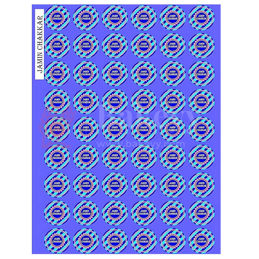 Jamin Chakkar Diwali Stickers | Pack of 10 Sheets